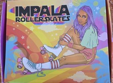 Impala Rollerskates Midnight Glitter Skates Vegan Size US 10 EU 41 used once