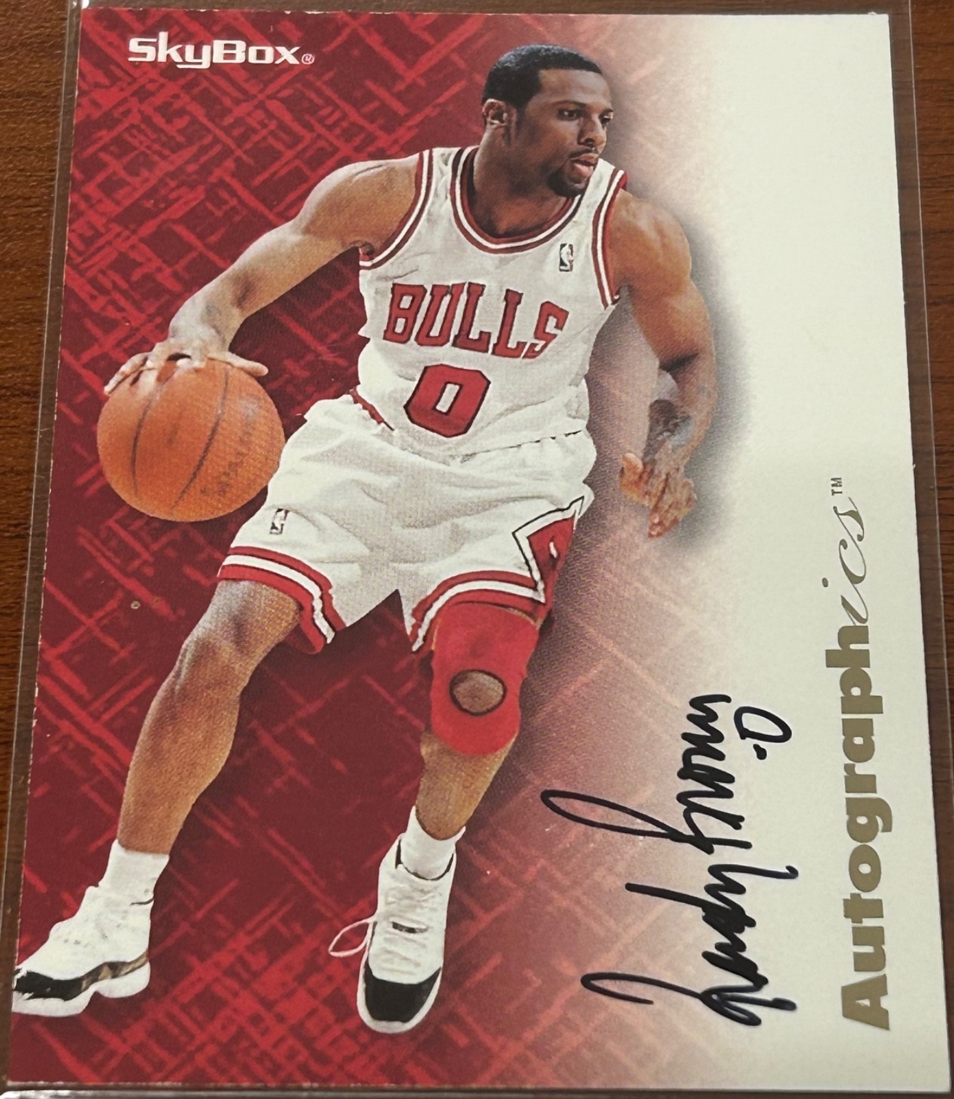 1996-97 Skybox Premium Autographics 🔥 RANDY BROWN 🔥 Bulls 🧨 Autograph 🏀🔥🧨