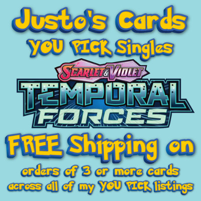 [YOU PICK] Pokémon TCG [sv05] S&V: Temporal Forces NM Cards (FREE SHIP 3+ CARD)