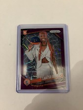2025 Panini WNBA Prizm Saniya Rivers #150 Purple Velocity Rookie RC /59