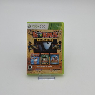 Worms Collection (Microsoft Xbox 360)  CIB Complete Tested Working