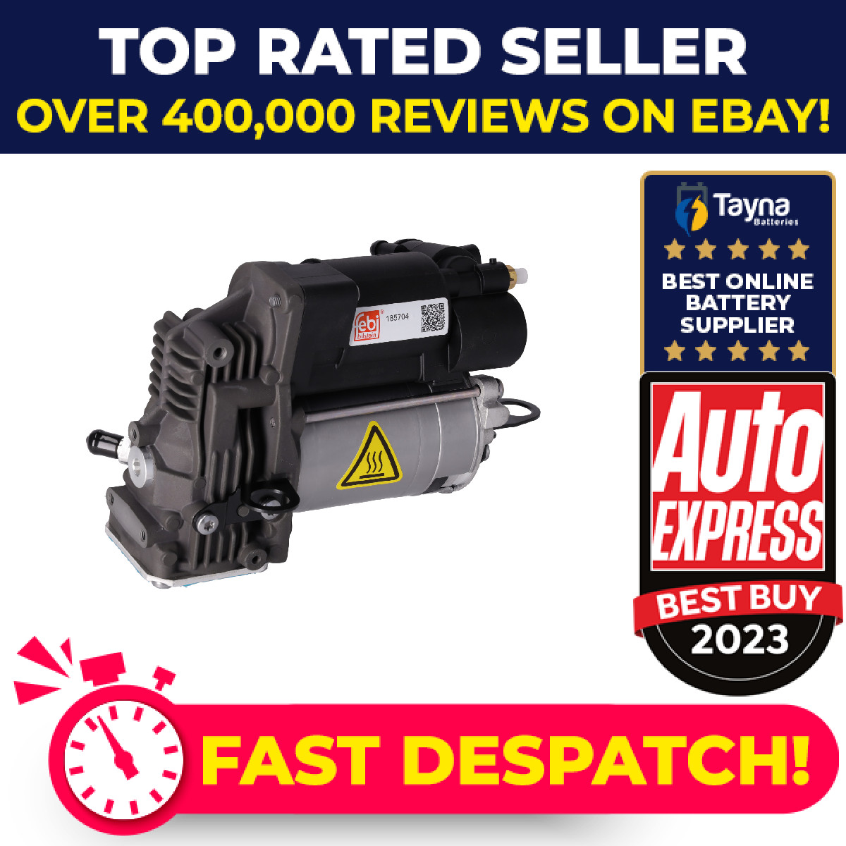 Air Suspension Compressor fits MERCEDES SPRINTER 906 2.2D 2006 on A2513201204