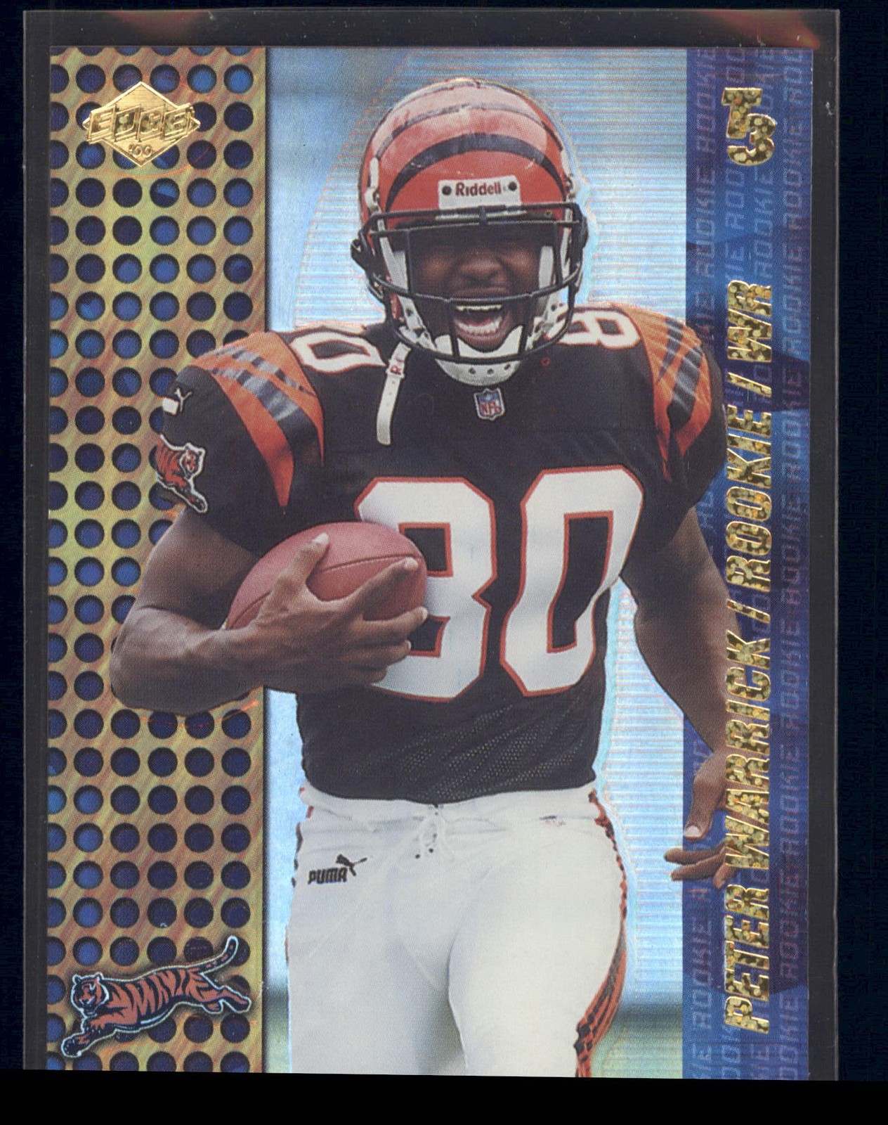 Peter Warrick Collector's Edge T3 #165 Holo Platinum