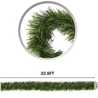 Weihnachtsgirlande 90 Cm KüNstlich GrüN Ccinee Dekoration Christbaum