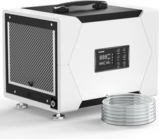 Crawl Space Dehumidifier with Pump and Drain Hose, 80 Pint Crawlspace Deh