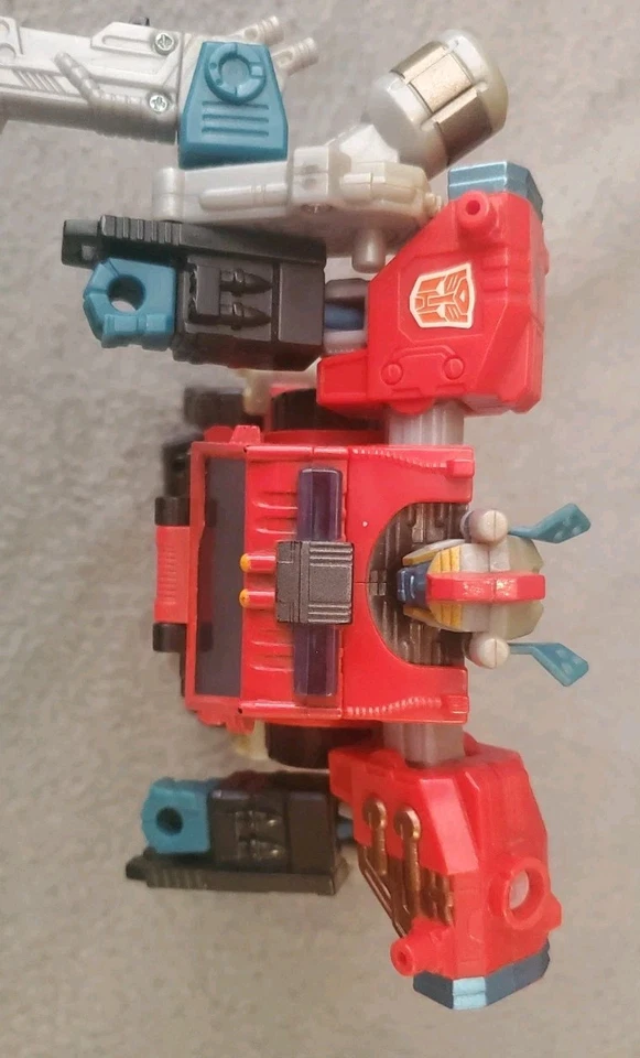 Transformers Energon Combat Class Inferno 100% Complete Powerlinx 2003 Vintage - Image 3 of 4