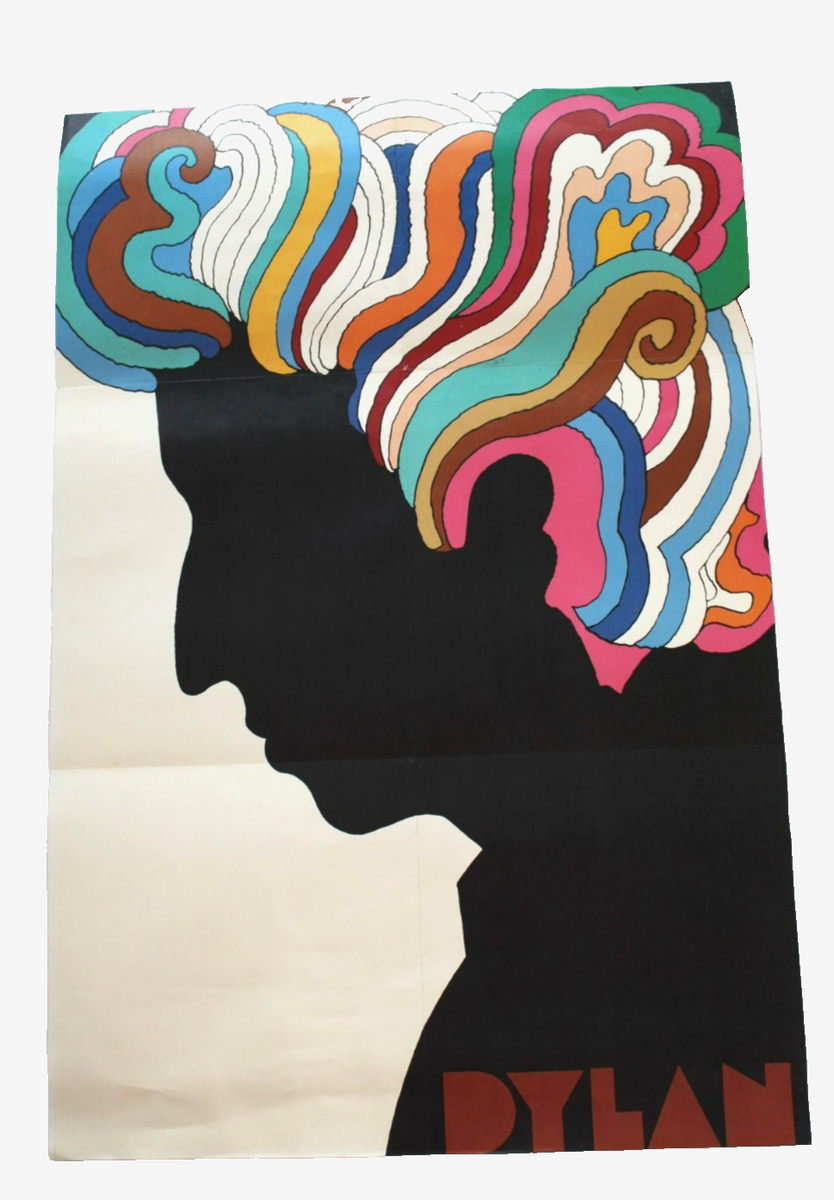 Vintage Trimmed Bob Dylan Poster 1967 Milton Glaser 20