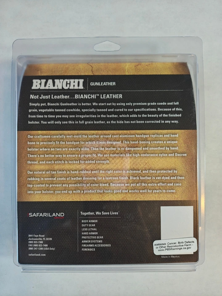 Кобура Bianchi Carrylok под правую руку OWB подходит для Glock 19, Glock 23, Glock 36 9 мм/0,40 - Изображение 2 из 2