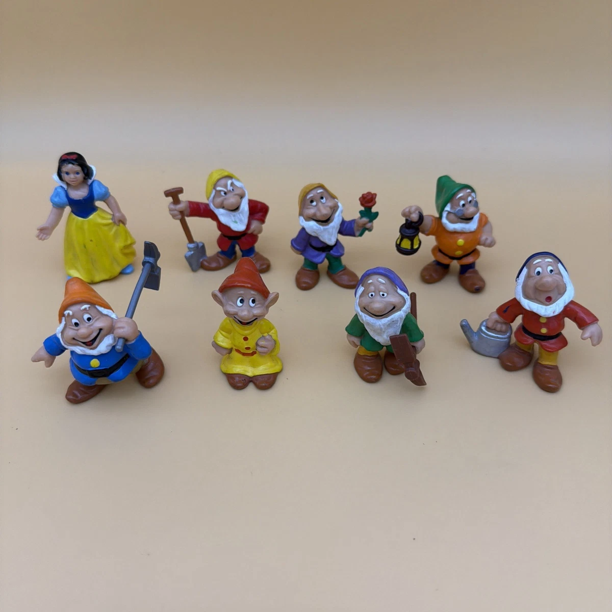poupee figurine disney simba vintage blanche neige et les 7