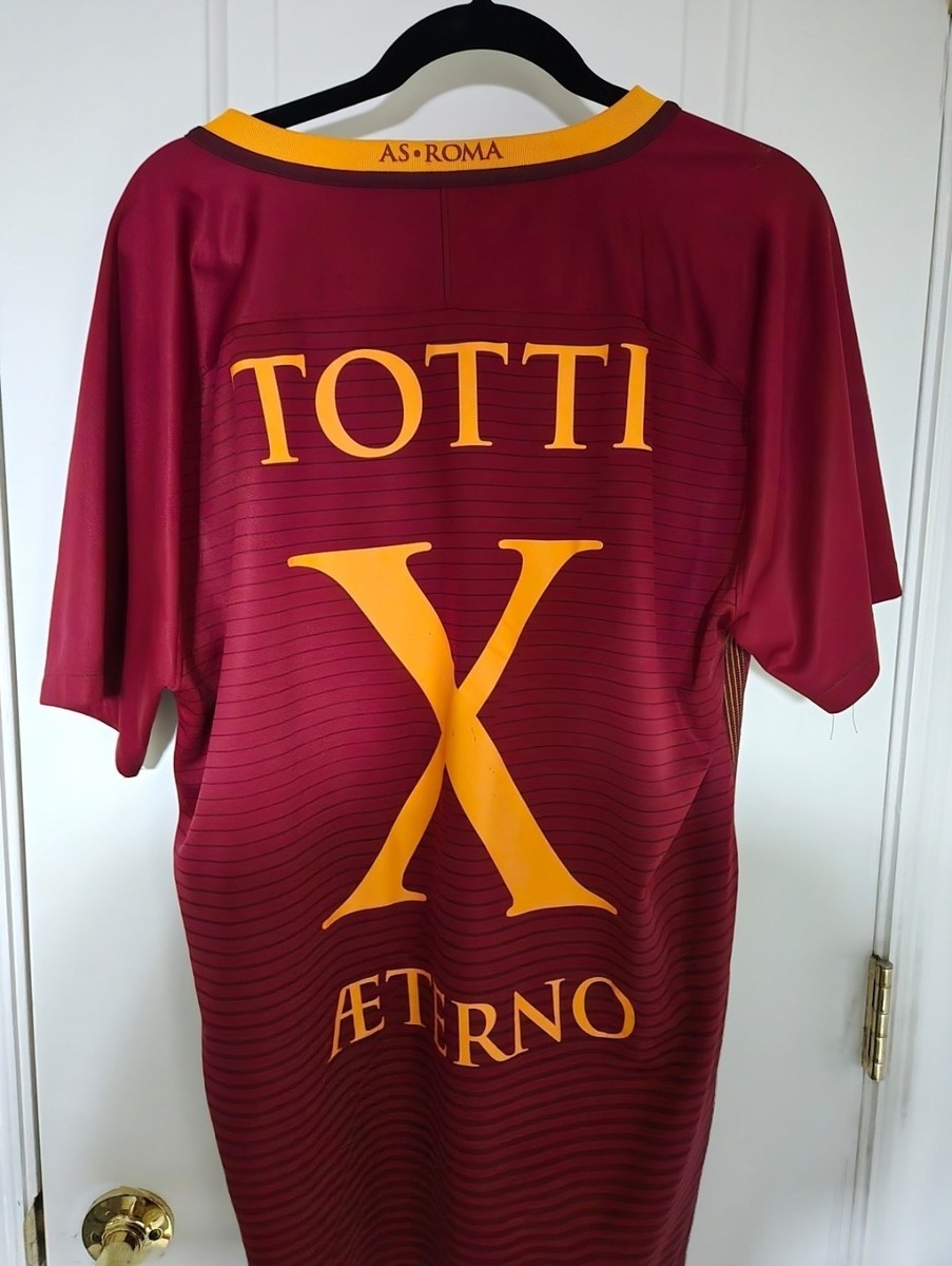 Totti X Aeterno As Roma Home Jersey 16-17 | eBay