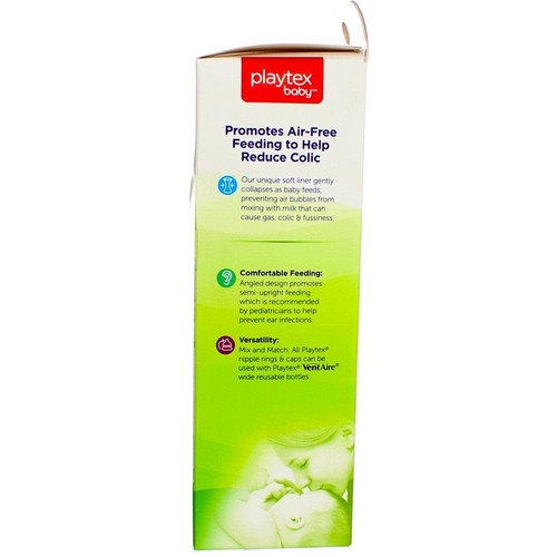 Playtex Nurser Drop-Ins Liners Premium 8-10 oz BPA-Free Bottle - Picture 3 of 6
