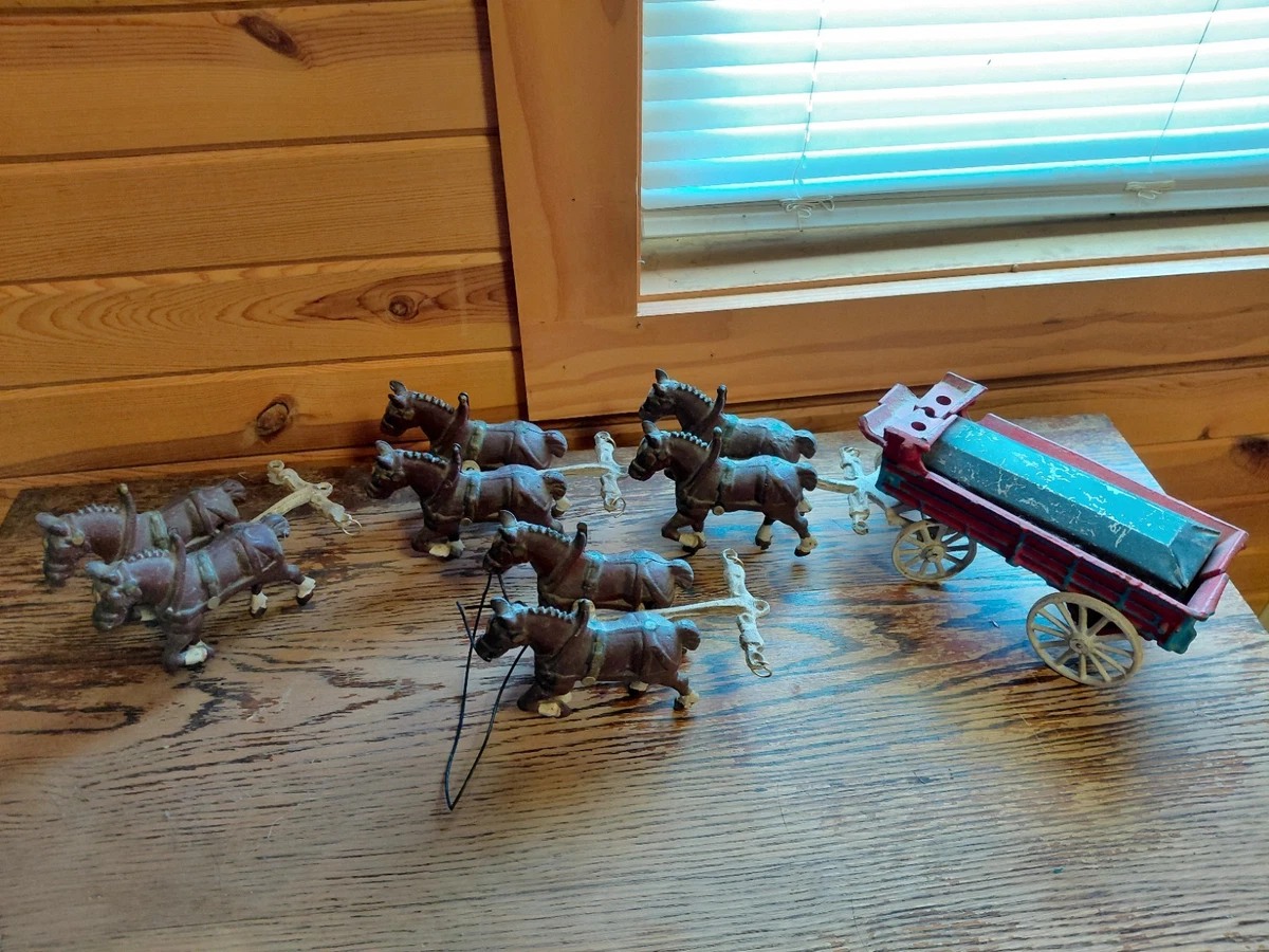 Budweiser Clydesdale Wagon In Vintage & Antique Cast Iron Toys for