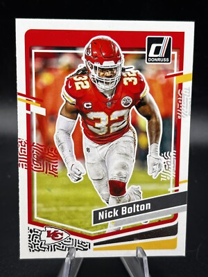 #ad 2023 Panini Donruss #148 Nick Bolton Kansas City Chiefs Football Card $0.99