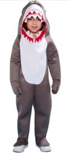 Kids Animal Jumpsuit Shark Cosplay Halloween Costume Party Kids XL 12-14