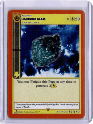#37/159 - LIGHTNING GLASS - REVERSE HOLO - CRYPTID NATION 2ND ED - METAZOO - ENG