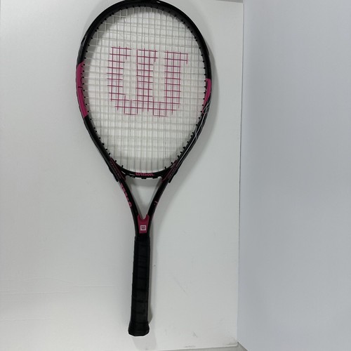 3 Wilson Tennis Rackets Triumph V-Matrix Hope Stop Shock Pink Purple Green - 第 4/14 張圖片
