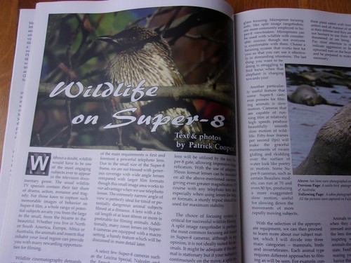 Super 8 Today Magazine Issue #3 March 2006 for Super-8 filmaker & filmmaking - Picture 5 of 5