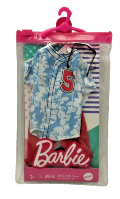 Barbie Ken Fashion Pack Hawaiihemd, Shorts & Sonnenbrille - Neu OVP 2. Wahl *