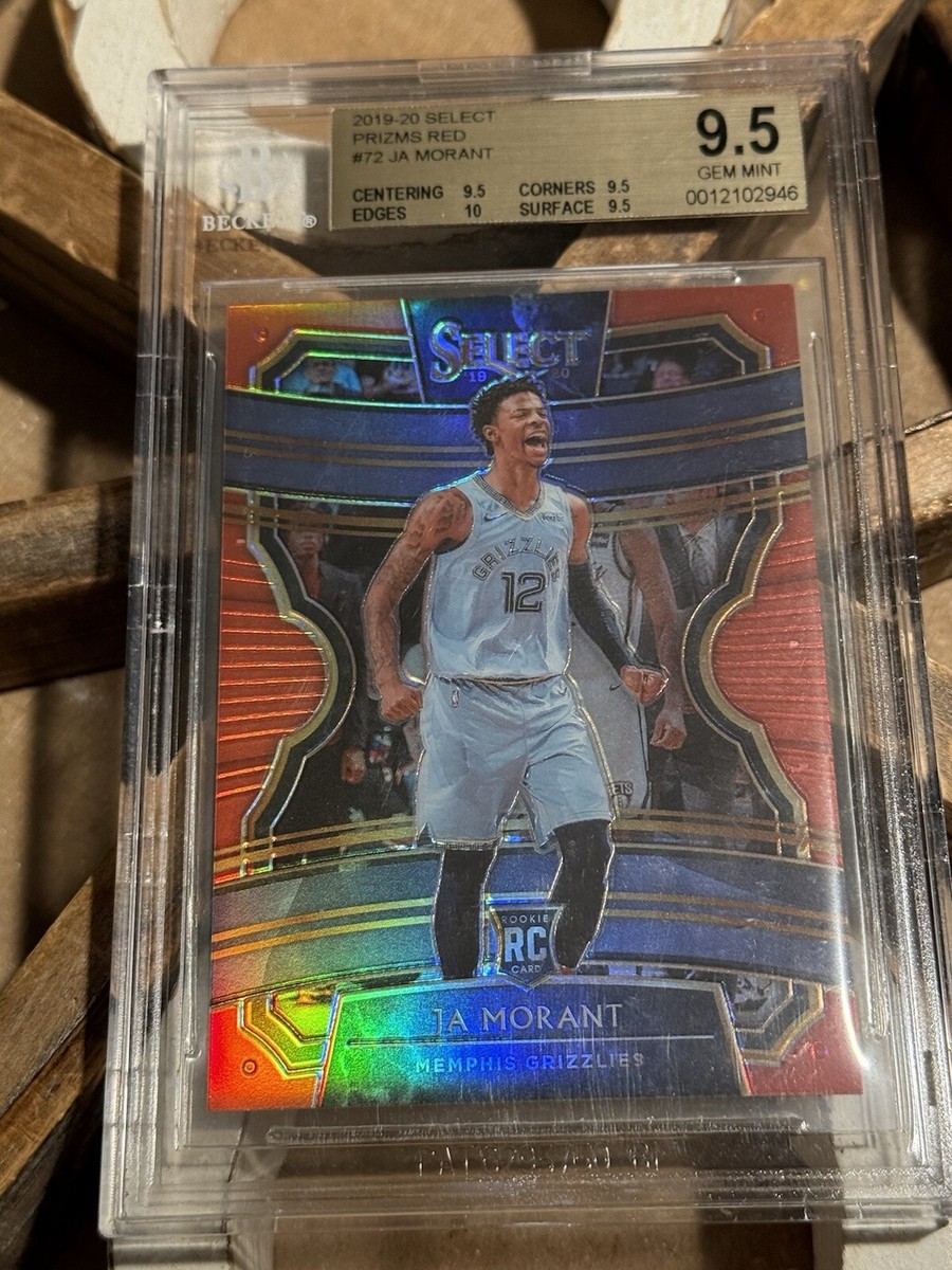 2019 Prizm Ja Morant Red Wave RC ルーキーカード 2019-20