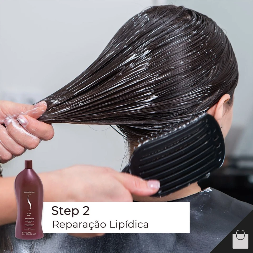 Tratamiento alisado reparación cutícula reconstrucción RCP paso 2 Senscience 34 oz Foto 2 de 4