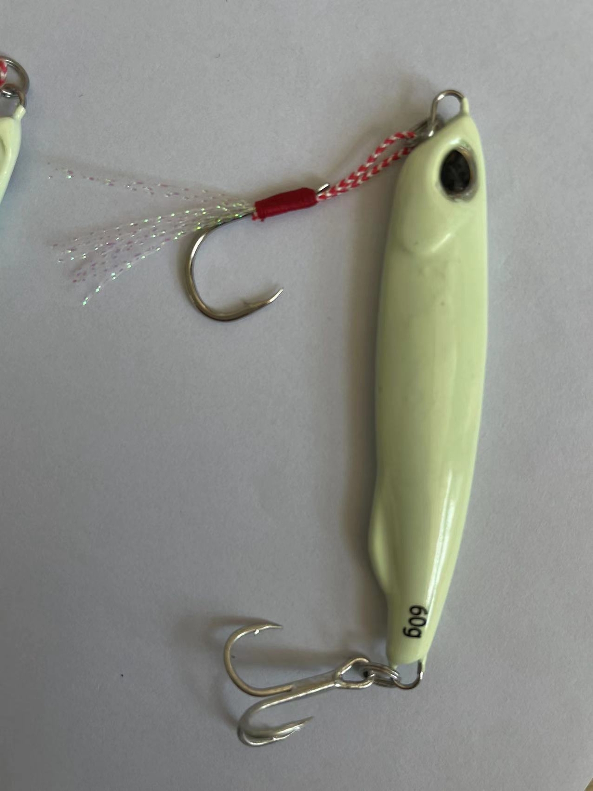 Pack of 6pcs Glow Micro Jig Butterfly Metal Jig Fishing Lure Bait Tuna