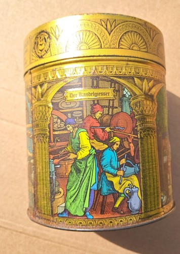 Vintage Tin Cookies Nürnberger Lebkuchen E. Otto Schmidt Germany - Picture 8 of 10