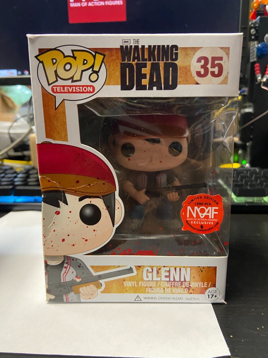 funko pop ウォーキング デッド フィギュア グレン Man Of Action Figures Exclusive Moaf Walking Dead Bloody