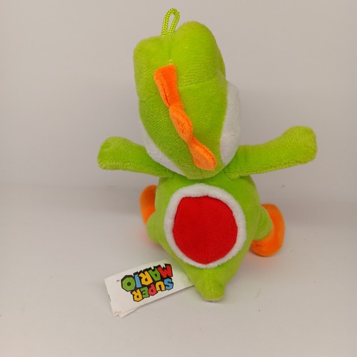 Super Mario Bros Yoshi Plush Stuffed Animal 2021 8" Inches Green - Picture 3 of 4