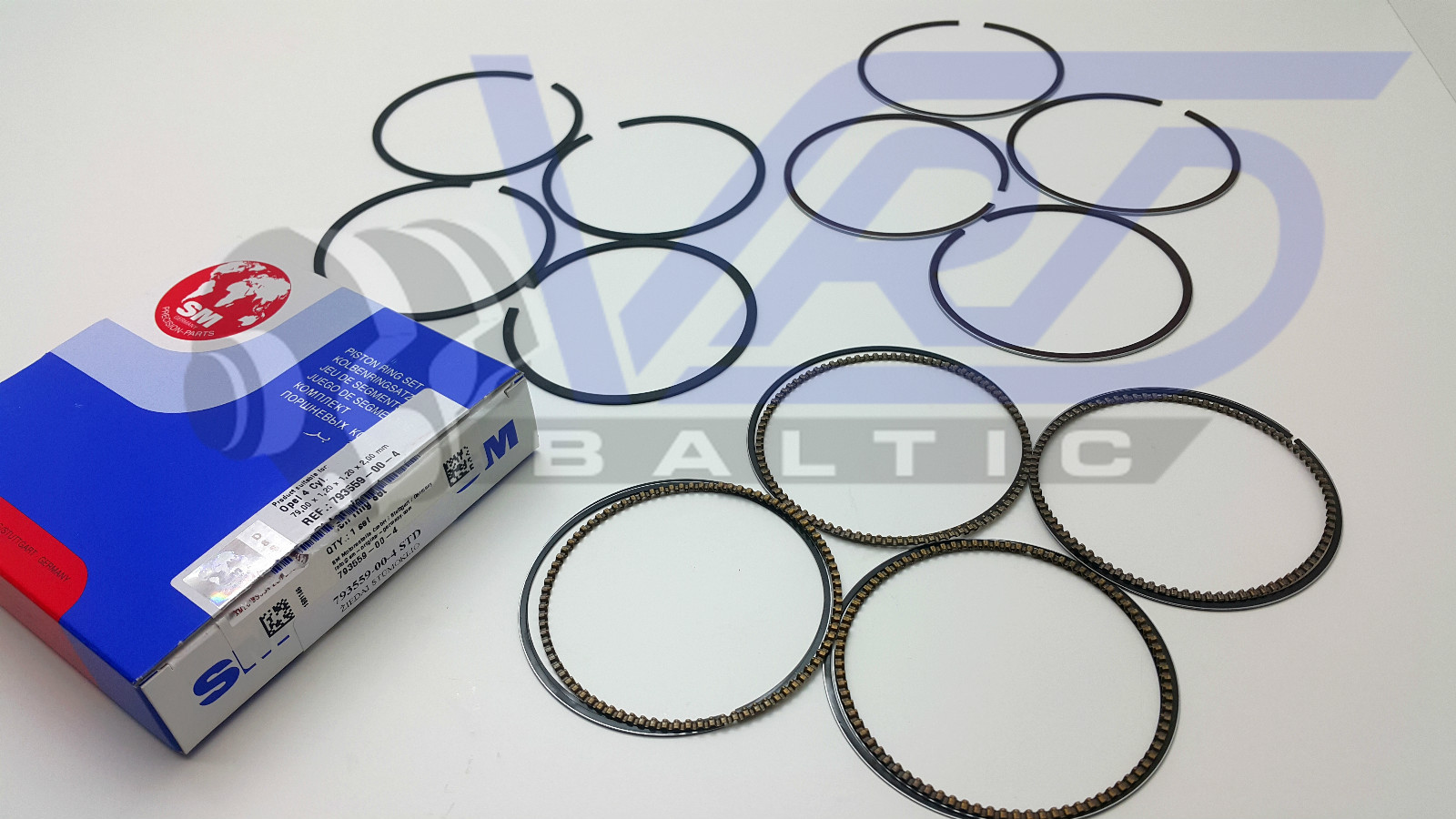 Piston Rings Set STD For Vauxhall Astra Zafira 1.6 16V Z16XEP Z 16 XEP