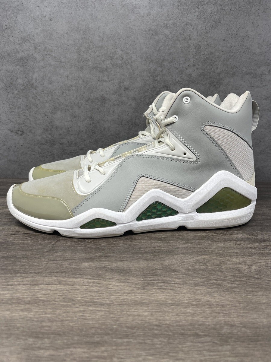 Reebok Kamikaze 3 Mid Size 13 Mens Basketball Grey White