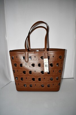 トートバッグ Michael Kors Woman Tote bags Leather 30S4SZAT7P 230 Michael Kors Eliza Large E/W Open Tote Bag in Luggage