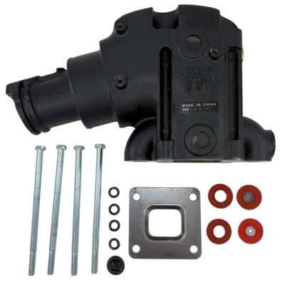 Recmar 14-Degree Mercruiser Dry Joint Exhaust Elbow Kit #MAR591