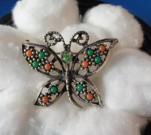 Sarah coventry butterfly best sale brooch