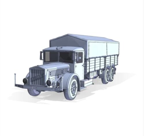 Roden 822 1:35 Vomag 8 LR LKW WWII German Heavy Truck. Plastic model kit - Picture 3 of 5
