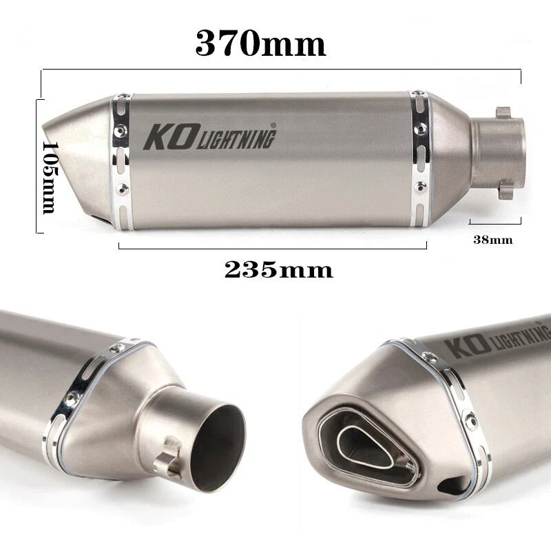 Tubo silenciador de conexión de 51 mm para Suzuki Gixxer 155 SF155 Foto 3 de 4