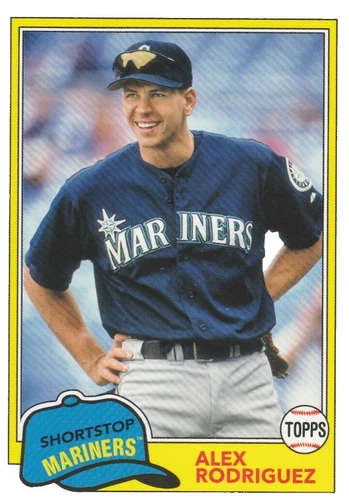 Topps Alex Rodriguez Seattle Mariners Baseball Sports Trading Cards & Accessories