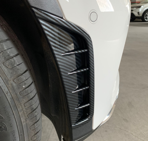 Cubierta de salida de aire lateral de guardabarros de fibra de carbono apta para Mercedes-Benz GLC 2020-21 - Imagen 3 de 8