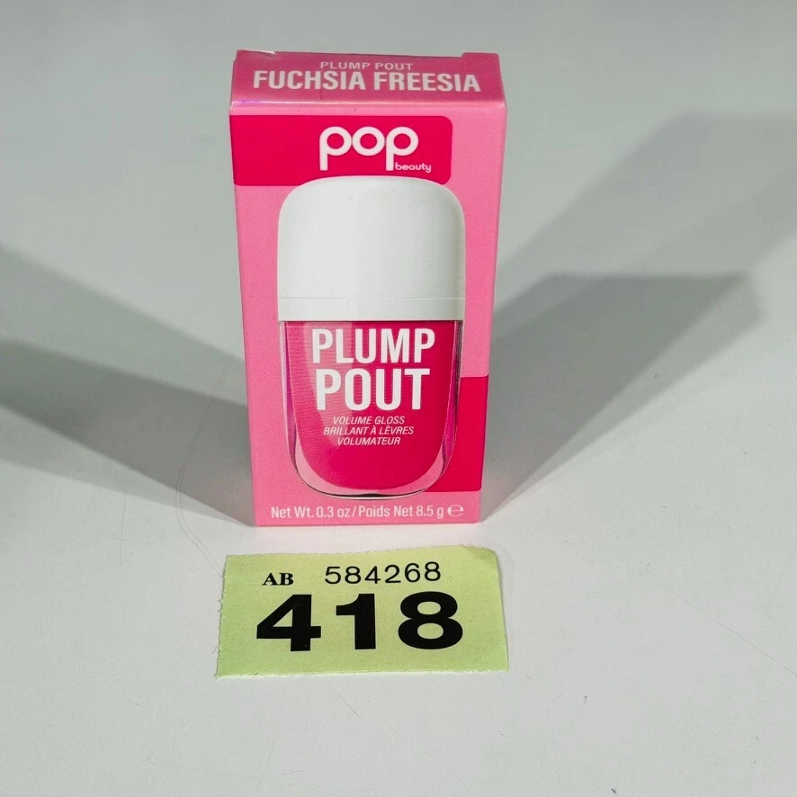 Brillo de labios Pop Beauty fucsia fresia regordete volumen nuevo - Imagen 3 de 3