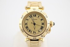 Cartier Pasha De Cartier Plongeur 18k Yellow Gold 35mm Watch W30048H9 3