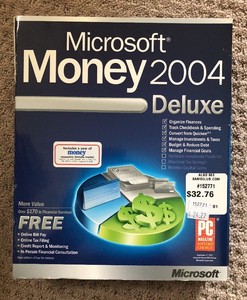 microsoft money 2004 deluxe new ebay