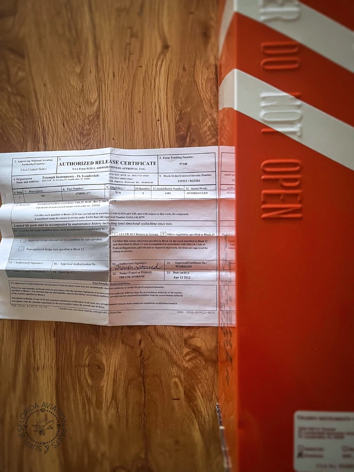 Digital Flight Recorder F800 PN: 17M903-277 Overhauled with 8130 (aircraft Part) - Image 3 of 4