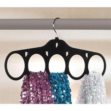 Set OF 2 Scarf Organizer Hangers 5 Scarf Holes  5 Belt Hooks New Deluxe SALE