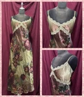 Dress Michal Negrin Retro flowers made in Israel very rare collector's item