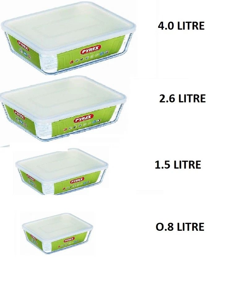 Pyrex Cook& Store Food Rectangular Baking Storage Serving Dish with Plastic Lid - Image 1 of 4
