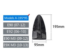 Forged Real Carbon Fiber Shark Fin Antenna Cover Fits 06-11 E90 E91 4d 335i 328i Forged Real Carbon Fiber Shark Fin Antenna Cover Fits 06-11 E90 E91 4d 335i 328i