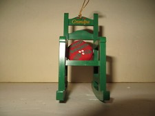 Avon Timeless Treasures Grandpa Rocking Chair Ornament