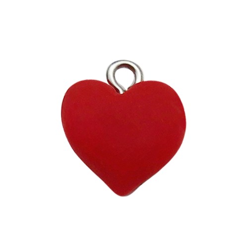 Colorful Resin Heart Charms - 13x14mm - Set of 10 - Perfect for Handmade Jewelry - Picture 9 of 19