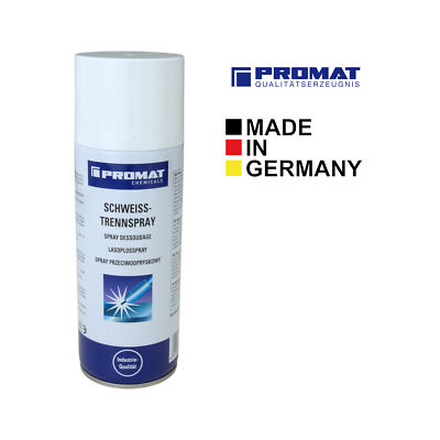 Promat Schweiß Spray Trennspray Pistolenspray Trennmittel Düsenschutz MAG 400ml