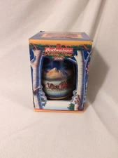Budweiser Holiday Stein 2000 Holiday In The Mountains Anheuser-Busch Clydesdales