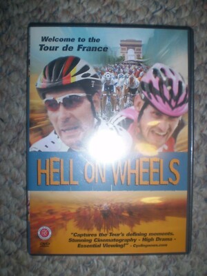 Hell on Wheels DVD IN NEAR MINT CONDITION!   (Tour de France)  - 123 MINUTES